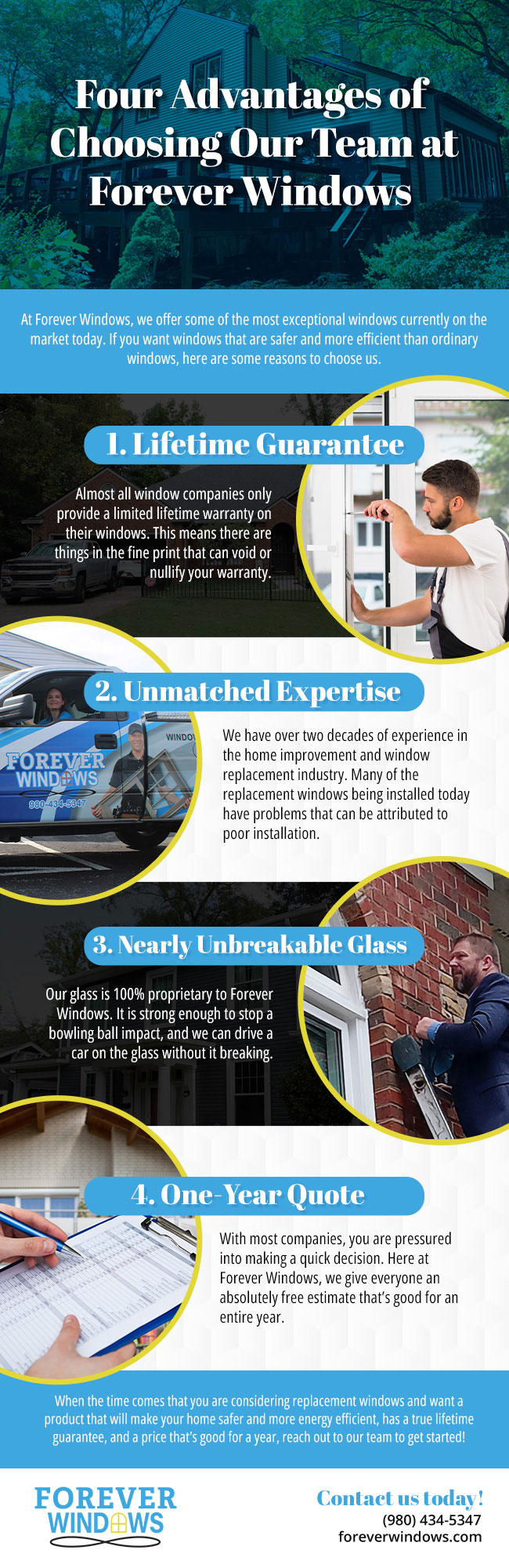 Four Advantages of Choosing Our Team at Forever Windows